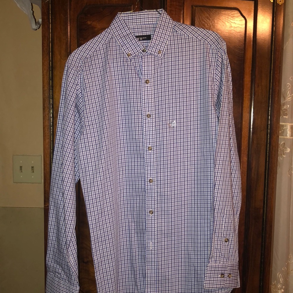 Bar III plaid dress shirt